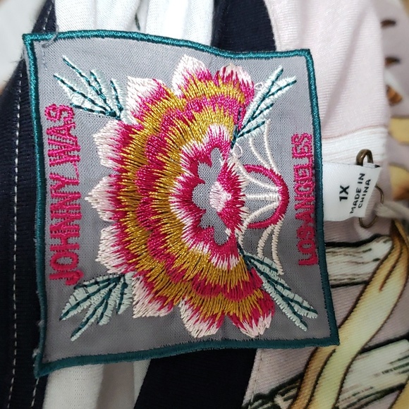 Johnny Was Multicolor Tunic with Zebra Print - Picture 6 of 8